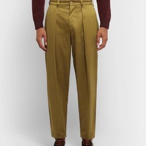 MONITALY cropped pleated trousers